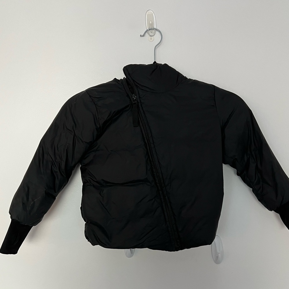 NUNUNU Puffer Jacket with diagonal zipper - unisex 3T-4T